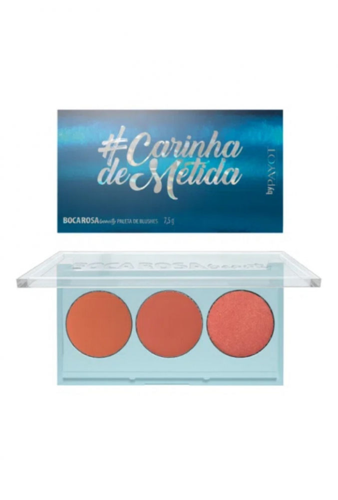 Paleta De Blush Boca Rosa Carinhademetida Michele Pâmela